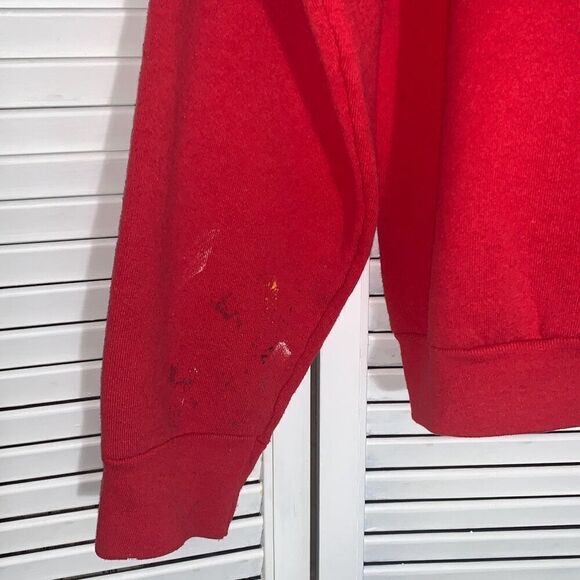 Mickey & Co Mouse Double Sided Graphic Red Sweatshirt Adult Large Vintage 90s Di - Picture 14 of 16